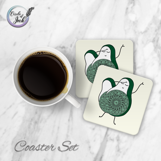 Avocado Coaster Set