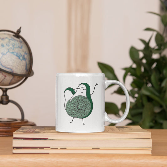 Avocado White mug