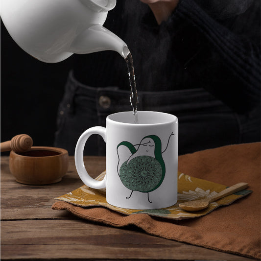 Avocado White mug