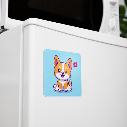 Fridge Magnet Cutee Pup 01