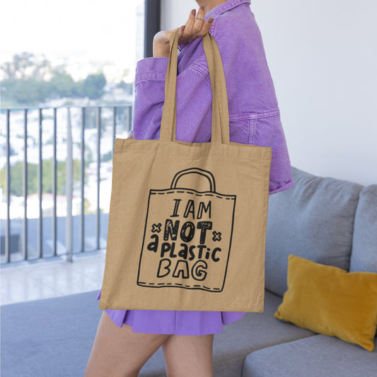 I Am Not a Plastic Bag Tote Bag