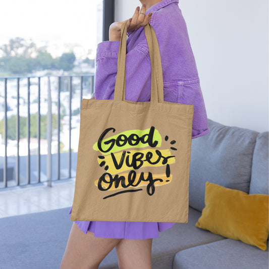 Good Vibes Only Tote Bag