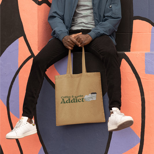 Coffee & Book Addict Tote Bag