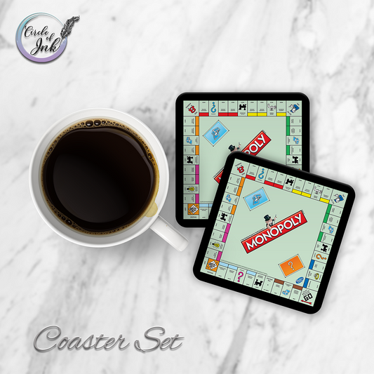 Monopoly Coaster Set