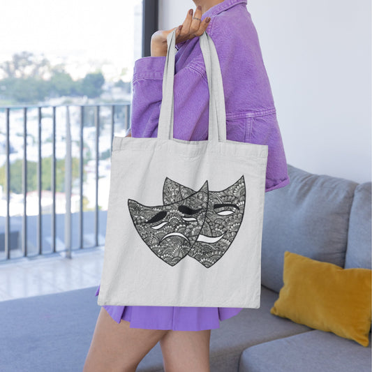 2 Faces of Life Tote Bag
