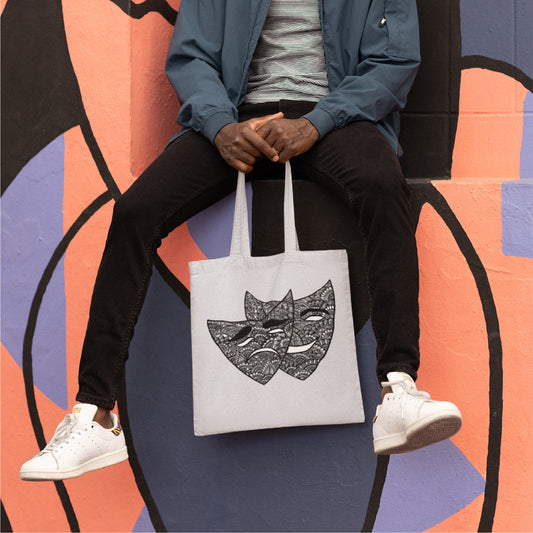 2 Faces of Life Tote Bag