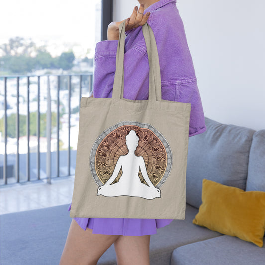 Yoga Mandala Tote Bag