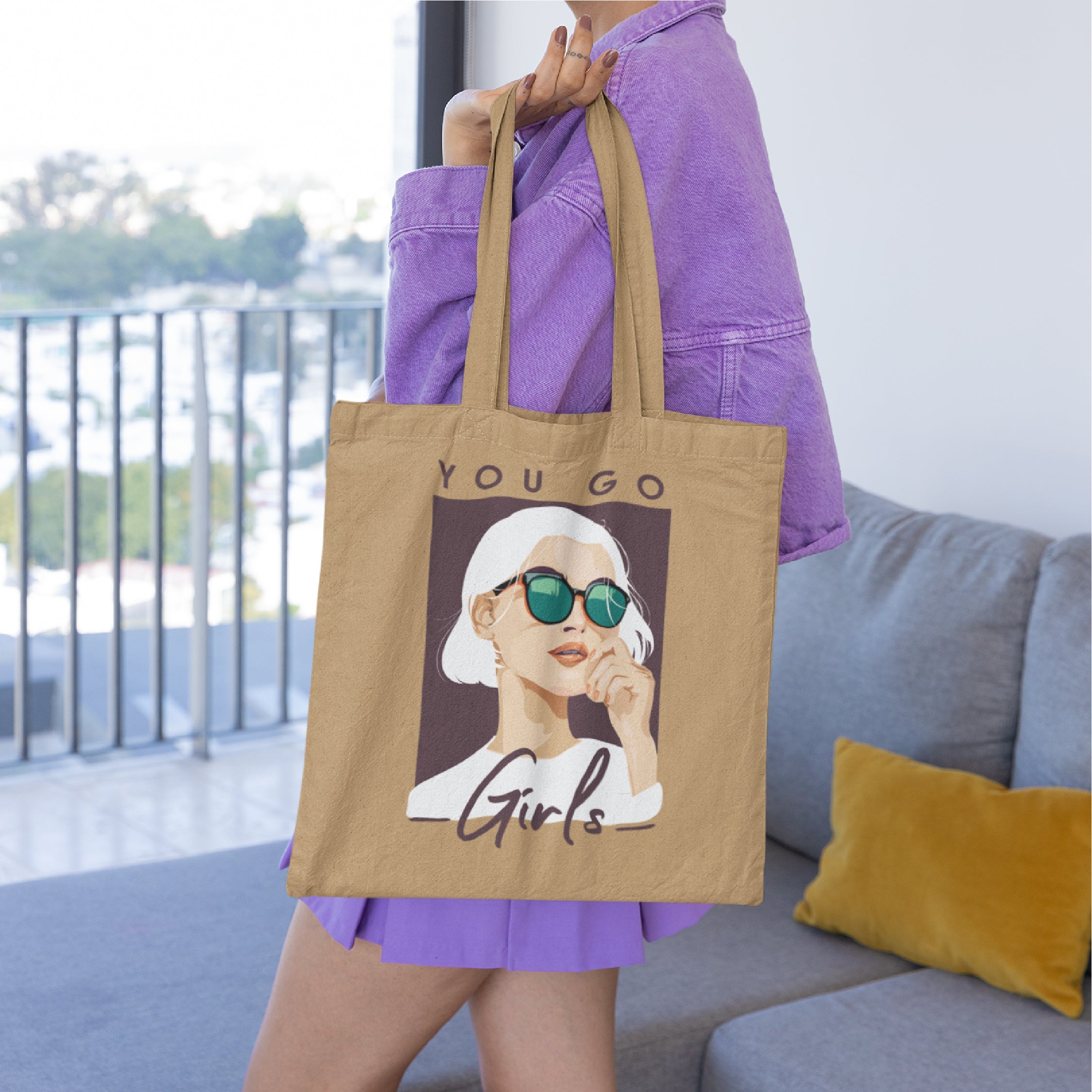 You Go Girls Tote Bag