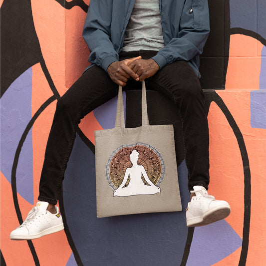 Yoga Mandala Tote Bag