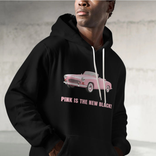 Pink Black Hoodie