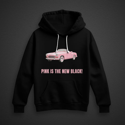 Pink Black Hoodie