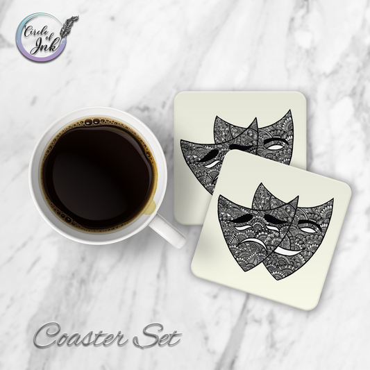 2faces Coaster Set