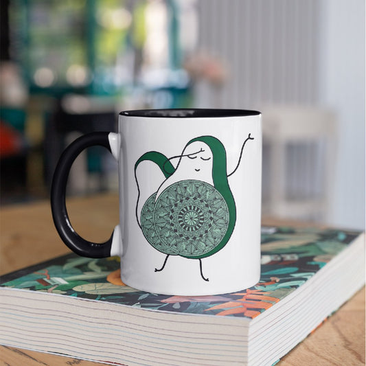 3 Tone Color Avocado Mug