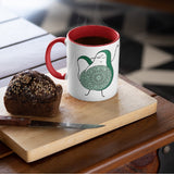 3 Tone Color Avocado Mug