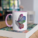 3 Tone Color Butterfly Mug