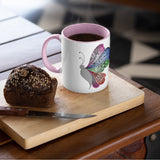 3 Tone Color Butterfly Mug