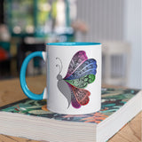 3 Tone Color Butterfly Mug