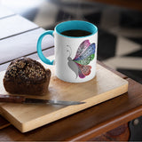3 Tone Color Butterfly Mug