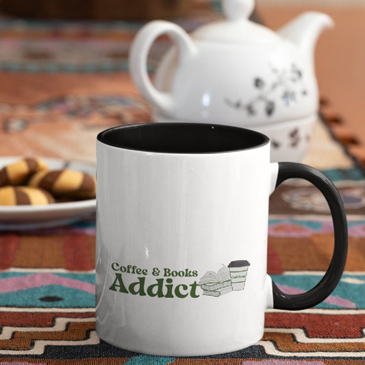 3 Tone Color Coffee addict Mug