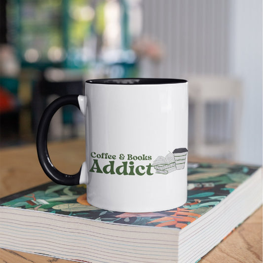 3 Tone Color Coffee addict Mug