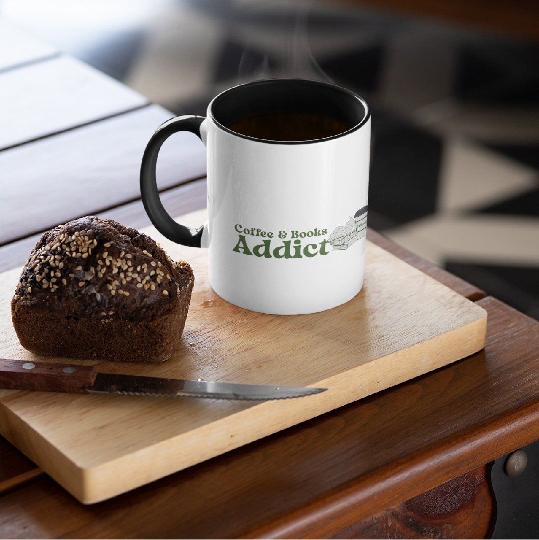 3 Tone Color Coffee addict Mug