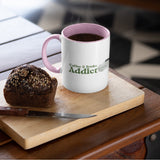 3 Tone Color Coffee addict Mug
