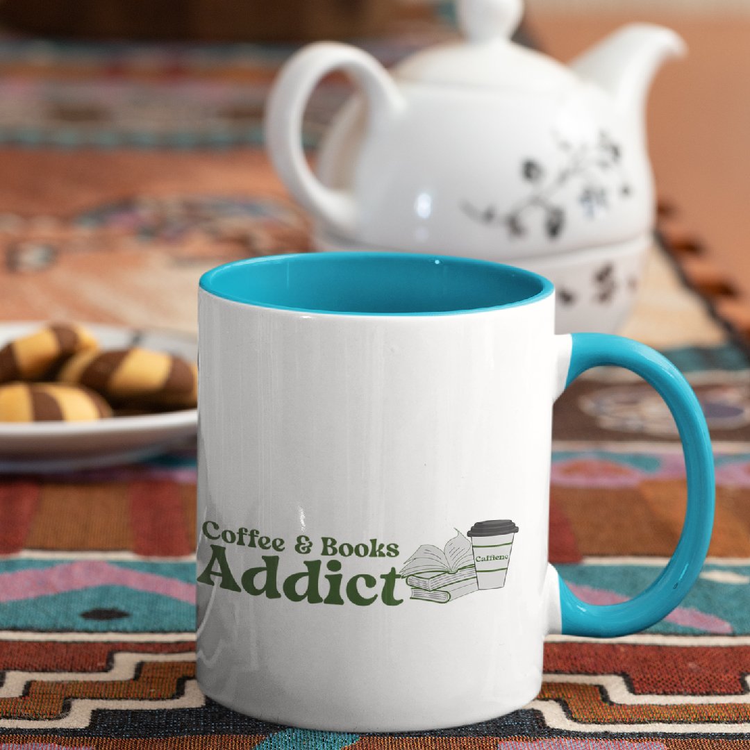 3 Tone Color Coffee addict Mug
