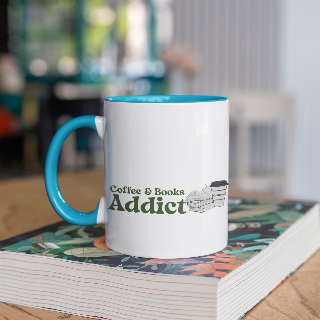 3 Tone Color Coffee addict Mug