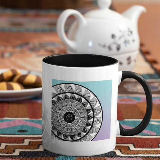 3 Tone Color Color Mandala Mug