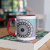 3 Tone Color Color Mandala Mug