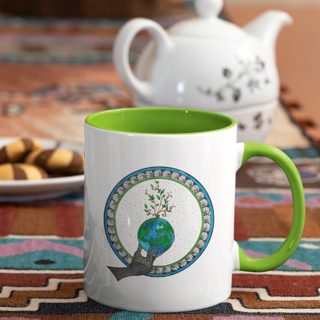 3 Tone Color Earth Mug