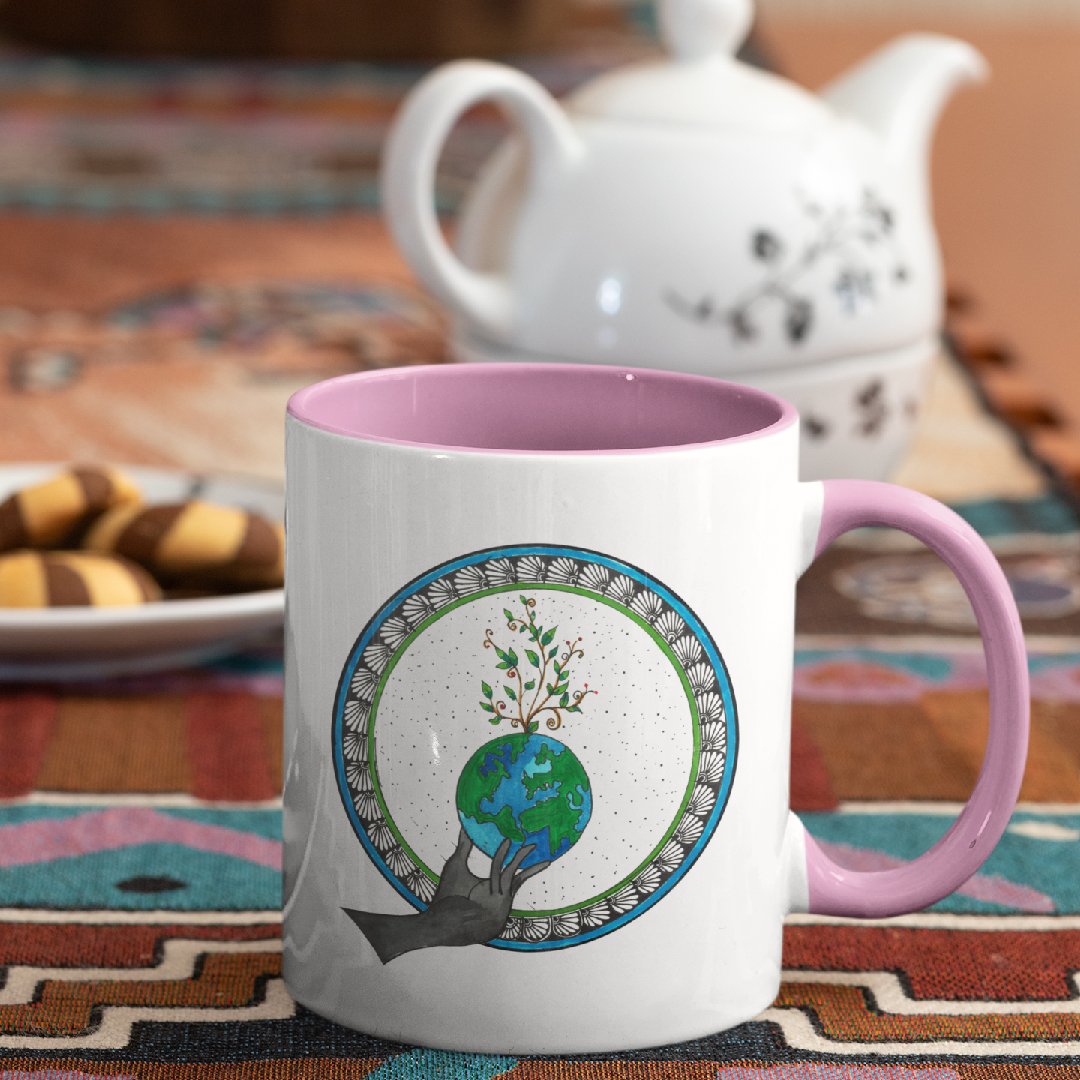 3 Tone Color Earth Mug