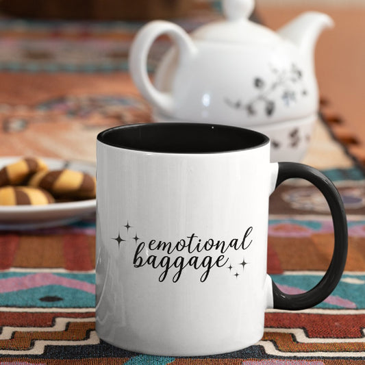 3 Tone Color Emotional Baggage Mug