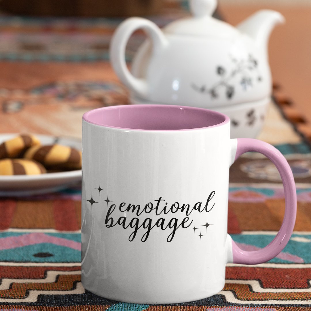 3 Tone Color Emotional Baggage Mug