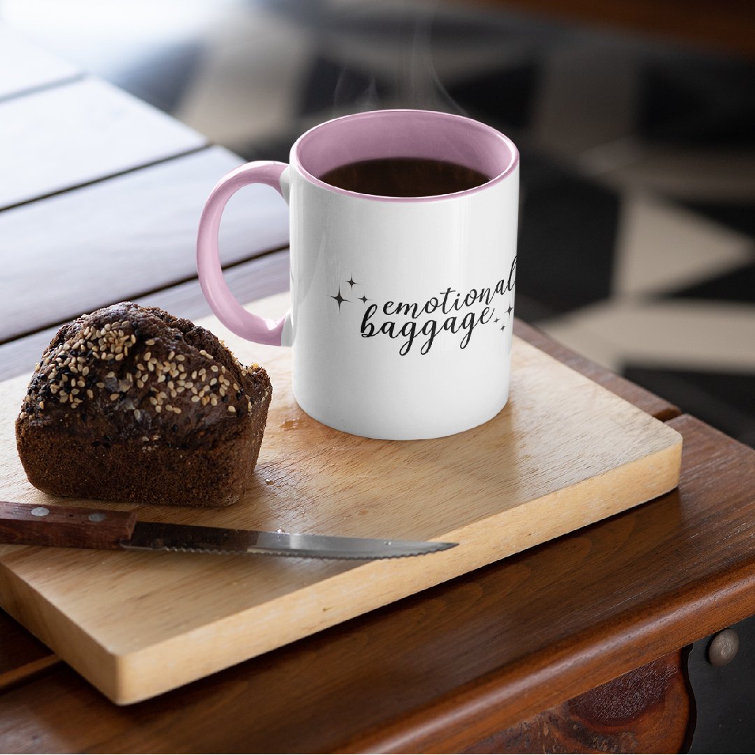 3 Tone Color Emotional Baggage Mug