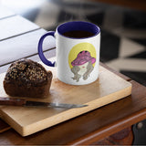 3 Tone Color Hat Lady Mug