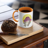 3 Tone Color Hat Lady Mug