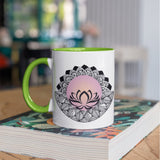 3 Tone Color Lotus Mandala Mug