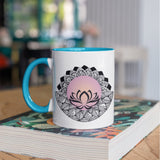 3 Tone Color Lotus Mandala Mug