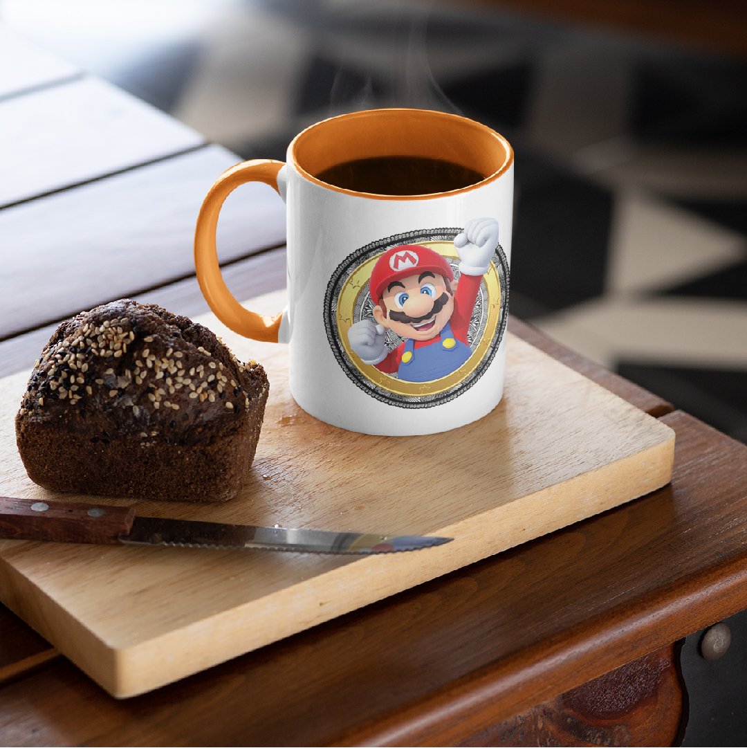 3 Tone Color Mario Mug