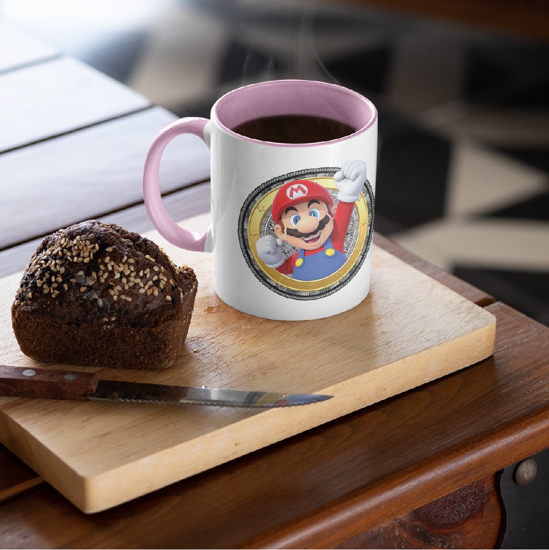 3 Tone Color Mario Mug