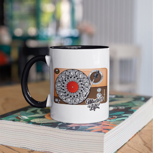 3 Tone Color Music Mug