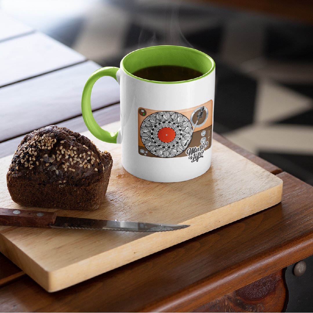 3 Tone Color Music Mug