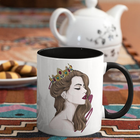3 Tone Color Queen Mug
