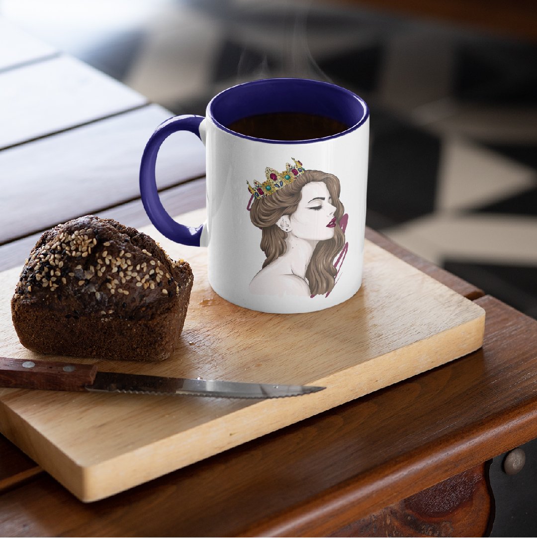 3 Tone Color Queen Mug