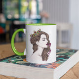 3 Tone Color Queen Mug