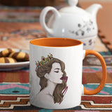3 Tone Color Queen Mug