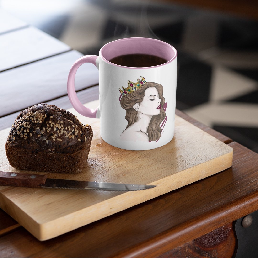 3 Tone Color Queen Mug