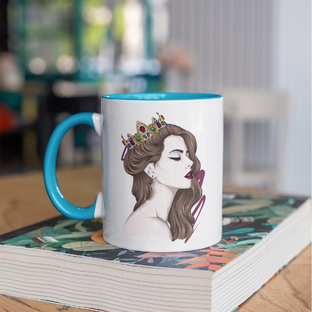 3 Tone Color Queen Mug