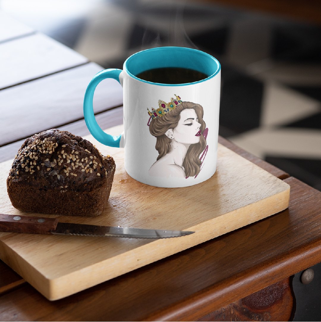 3 Tone Color Queen Mug